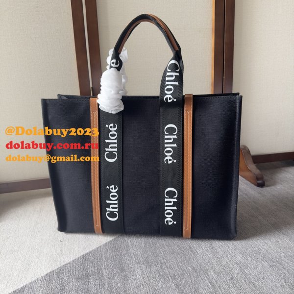 High Quality Chloe Woody Handbag Wholesale online Black