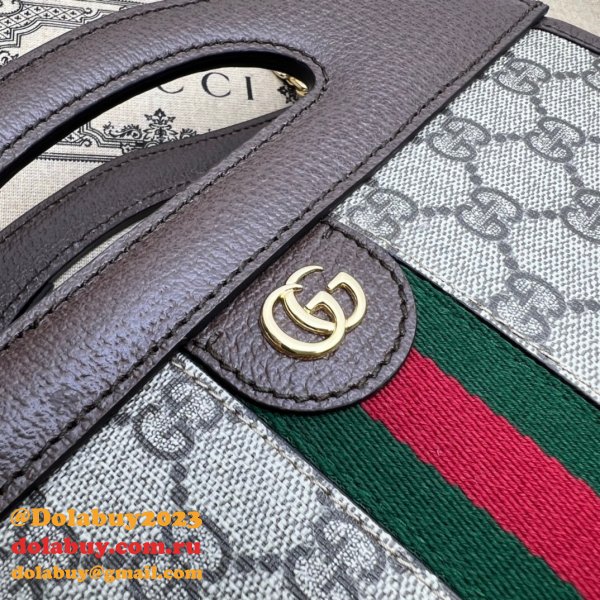 Gucci 1:1 replica 693724 Ophidia small tote with Web Top Handle Bag