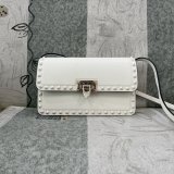 Luxury Valentino Garavani Rockstud Calf Large Bag