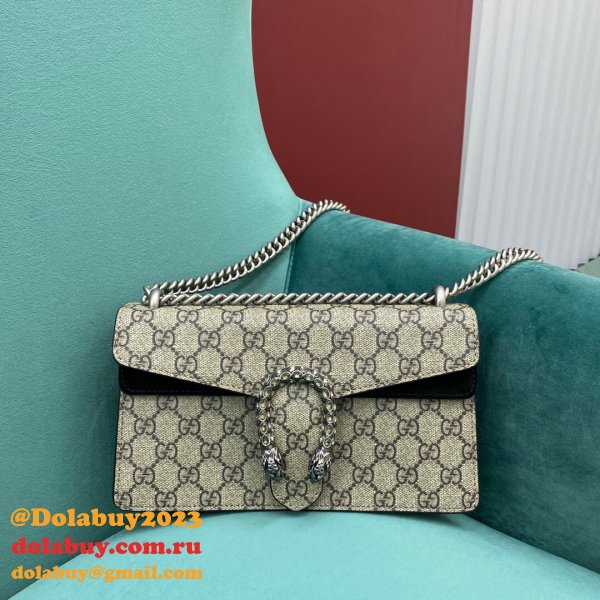 Top Gucci Dionysus small chain shoulder 499623 black