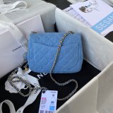 Best Replica AS1786/AS1787 light/deep Blue color Denim Handbags 2022