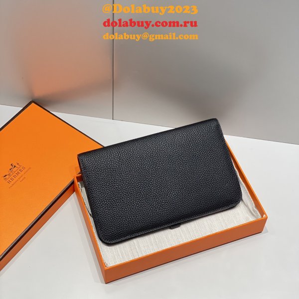 Luxury 1:1 Mirror Hermes Togo Passport Holder