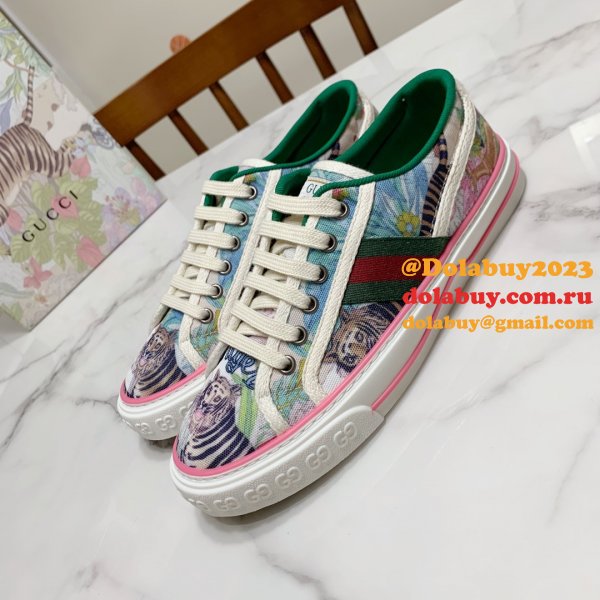 Replica Gucci Canvas Shoes 1977 Series Women/Men Quality For Sale