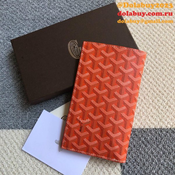 High Quality Goyard Multi-Color Ticket Top Wallet