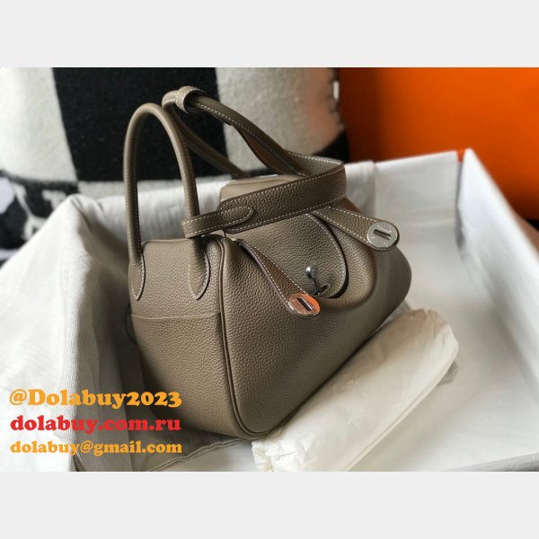 Replica Grey Hermes Lindy 26cm Bags Sale Outlet Online