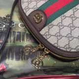 AAA+ Gucci High Quality Ophidia Small Shoulder 499621 Bag Zipper