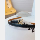 Wholesale Loewe Women Belt 1:1 Mirror Smooth 1.5cm Width