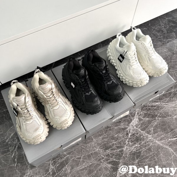 Replica Balenciaga Duplicate Defender Extended-sole Sneakers