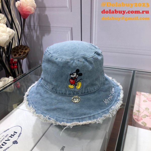 Designer Gucci Mickey fisherman High Quality hat