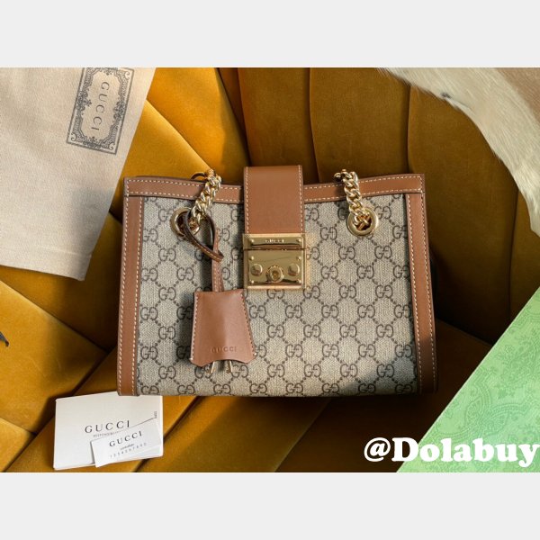 Top Chinese Replica Gucci Padlock small GG shoulder 498156 bag