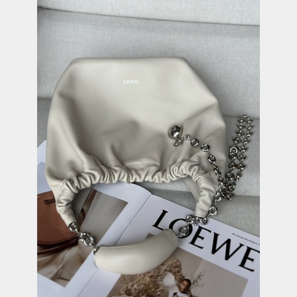 Small Designer 1:1 Mirror loewe Spueeze Nappa sheepskin Clutch Bag