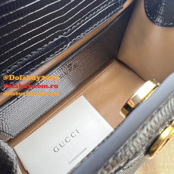 AAA Quality Replica Gucci Diana lizard 675800 bag