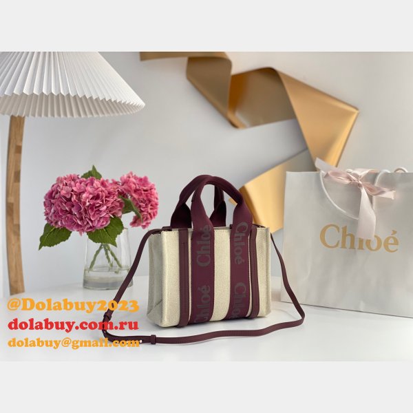 Best Quality Replica Chloe 1:1 Tote Woody dolabuy Bag  26CM