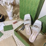 7 Star Replica Gucci 2021 Slippers white/black series GG Shoes