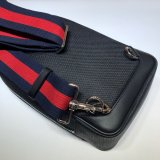 Replica AAA+ Gucci Messengers GG Black belt Purses 478325 GG Supreme