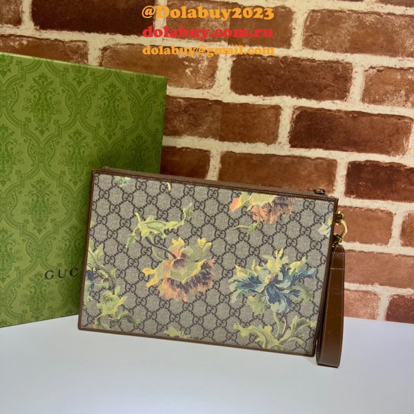 Designer Gucci Replica Wristlet Pouch 672953 Handbags Store