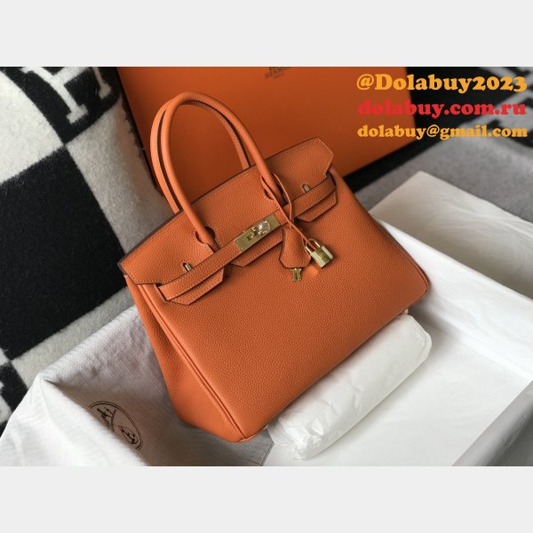 Customize Best Quality Replica Hermes Birkin 30cm 1:1 Handbags on Sale