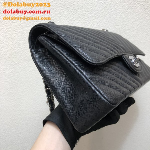 Top Quality CC CF1112  V CLASSICAL HANDBAG 25.5cm