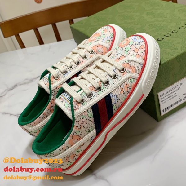 Duplicate Men/Women Best 1977 Gucci Replica High Quality Canvas Shoes