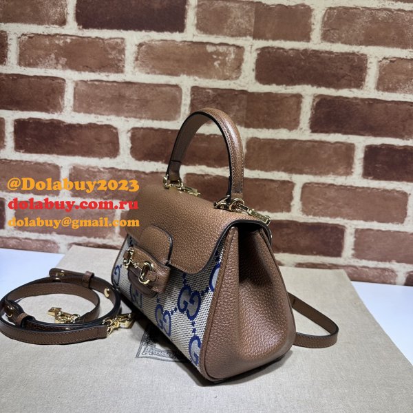 Horsebit Gucci 1955 Replica Top Handle GG 7 Star Bag