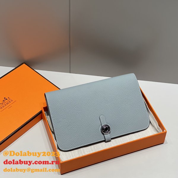 Luxury 1:1 Mirror Hermes Togo Passport Holder