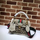 Gucci Fashion 476541 GG Supreme Queen Margaret Small Top Handle Bag