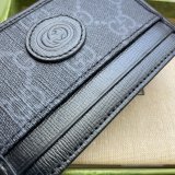 Knockoff Gucci 673002 Card case with Interlocking G Holder for Men