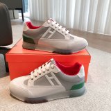 Wholesale Sneakers Leer Wit Hermes Knockoff Shoes