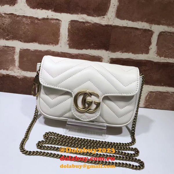 Gucci Marmont Fashion Mini Chevron bag 476433