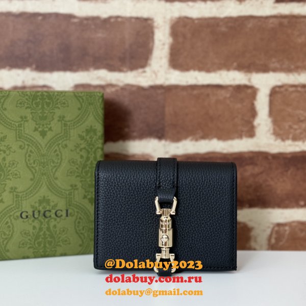 Perfect Gucci Knockoff Jackie 1961 Card Case Wallet 645536