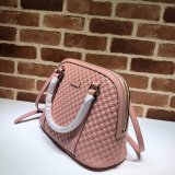 7 Star Gucci Top Quality Leather Convertible Micro GG Dome 449663 Bag