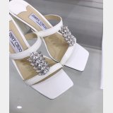 Top Designer Flat Sandals Jimmy Choo Heel 7 cm High Replica Shoes