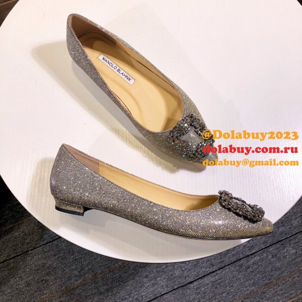 Cheap Manolo Blahnik Flat Shoes