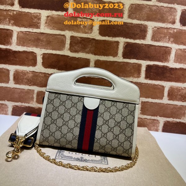 Gucci 1:1 replica 693724 Ophidia small tote with Web Top Handle Bag