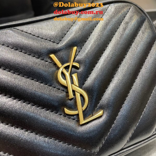 Replica Saint Laurent Lou Matelassé Leather Belt Bag