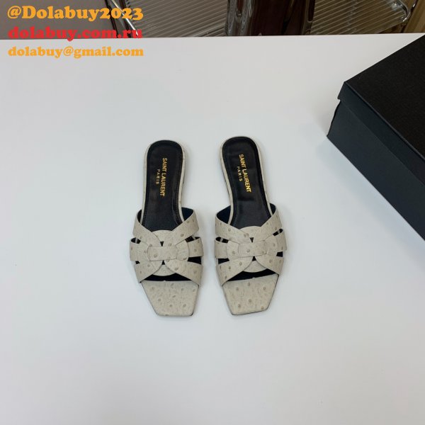 Designer Saint Laurent Knockoff Tribute Slides Shoes