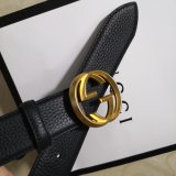 Gucci Belt With Double G Buckle 38mm-5 UK Black