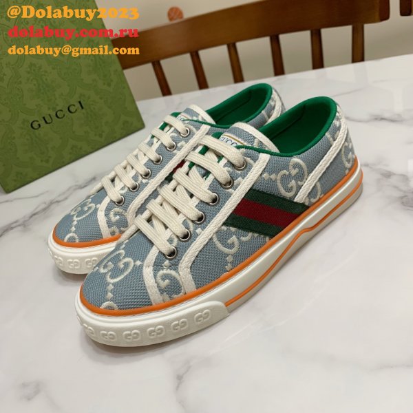 Duplicate Men/Women Best 1977 Gucci Replica High Quality Canvas Shoes