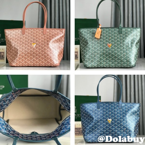 Luxury Goyard Saint Louis PM 020191 Pearlescent Tote Bag