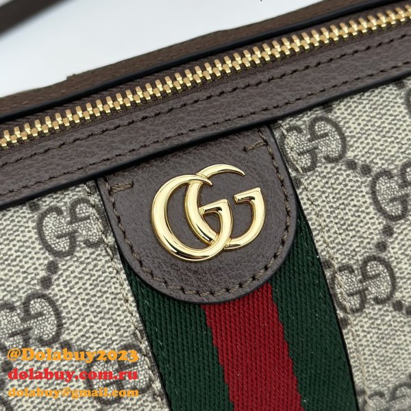 Gucci Designer Ebony Supreme 795208 Ophidia Mini Shoulder Fake Bag