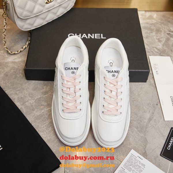 1:1 Mirror chane women Calf leather sneaker