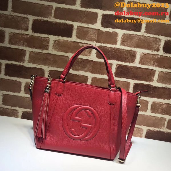 Luxury Gucci Replica Soho leather shoulder 369176 bag