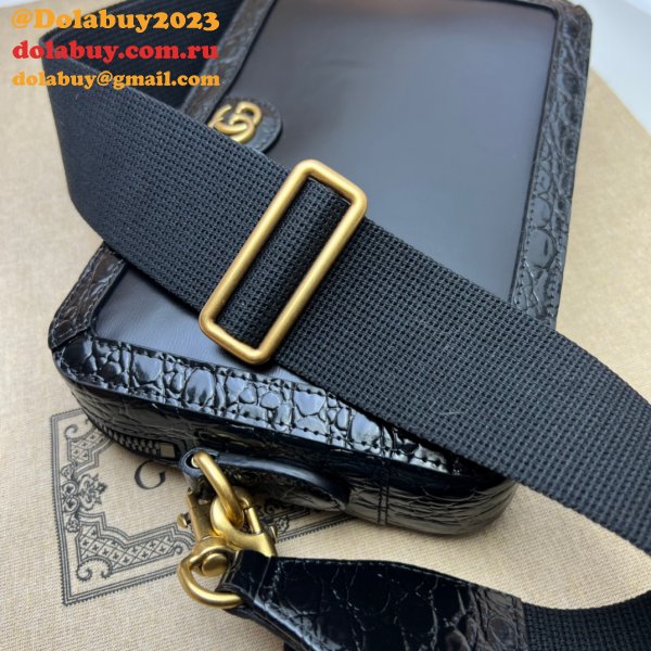 Gucci Buy Knockoff Messengers Python Shoulder Bag 710861 Double G