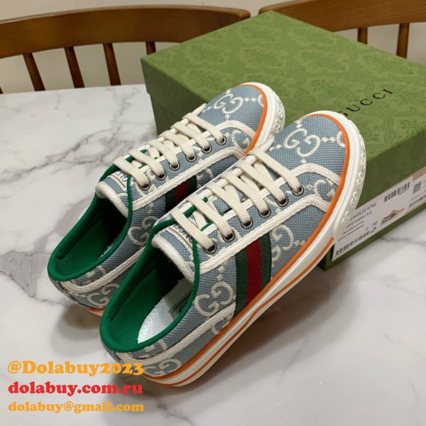 Duplicate Men/Women Best 1977 Gucci Replica High Quality Canvas Shoes