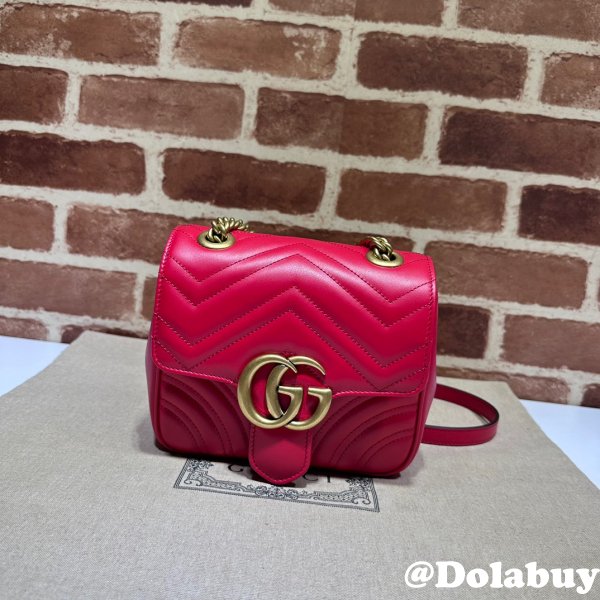 Copy Gucci Replica GG Marmont Shoulder Wholesale 739682 Luxury Bag