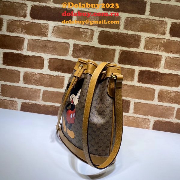 Replica Disney x Gucci small bucket Luxury 602691 bag